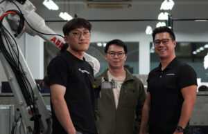 Augmentus Founders. From left to right – Chong Voon Foo, Leong Yong Shin, Daryl Lim