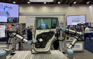 Cambrian Robotics was among the many trade show demonstrations witnessed by Oliver Mitchell.