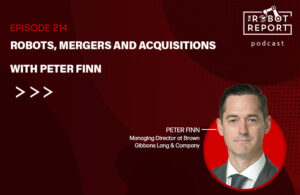 peter finn headshot and podcast logo.