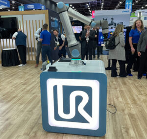 The UR15 on the Automate 2025 showfloor.
